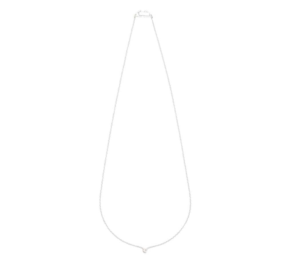 Oda Floating halskæde - sølv